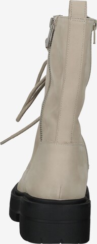 GEOX Lace-Up Ankle Boots in Beige