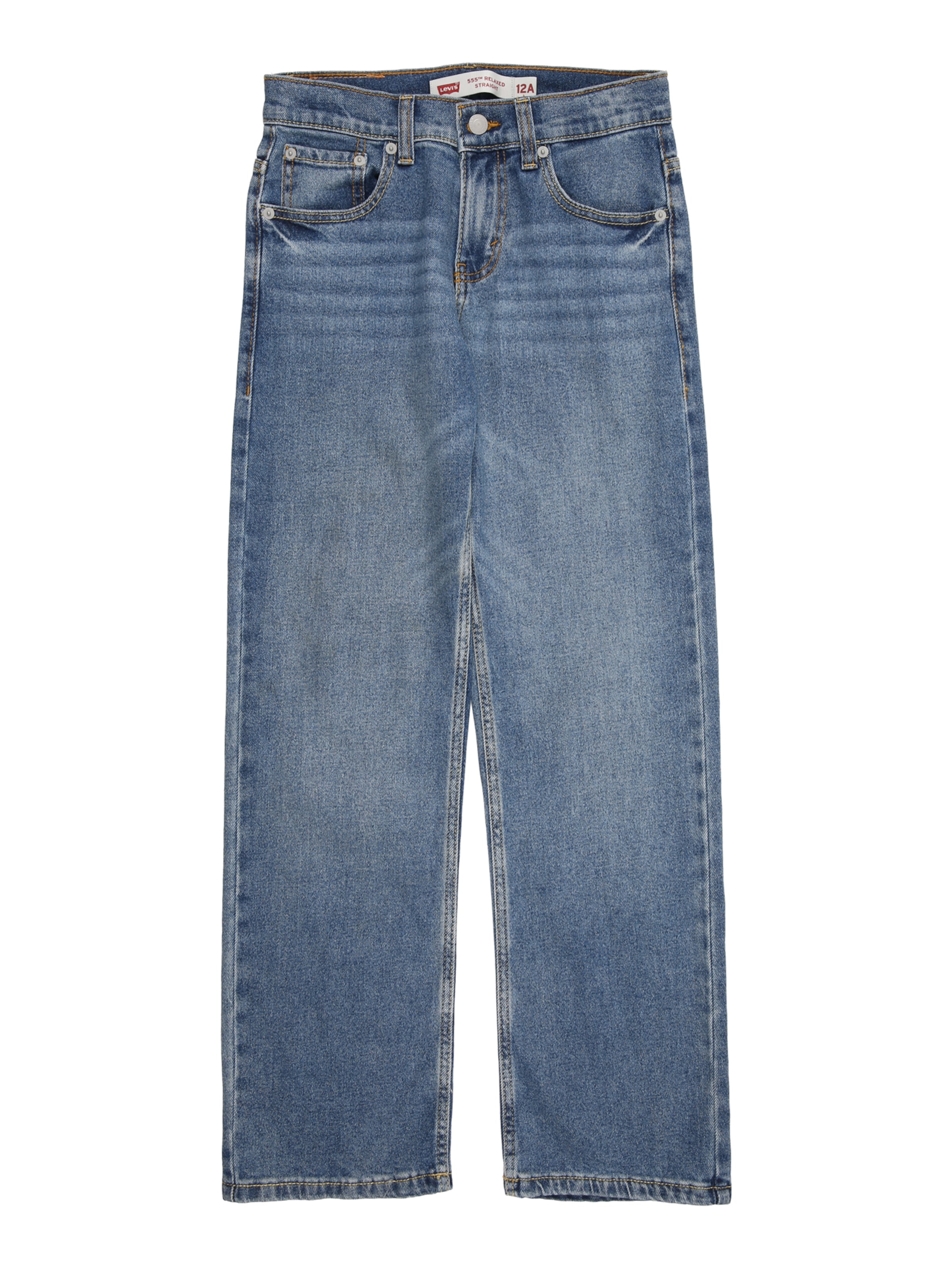 Jeans '555' Levi's Kids pe albastru denim, Vizualizare produs