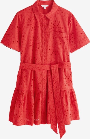 Abito camicia di Next in rosso: frontale