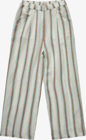 TOM TAILOR Wide Leg Plissert bukse i hvit: forside