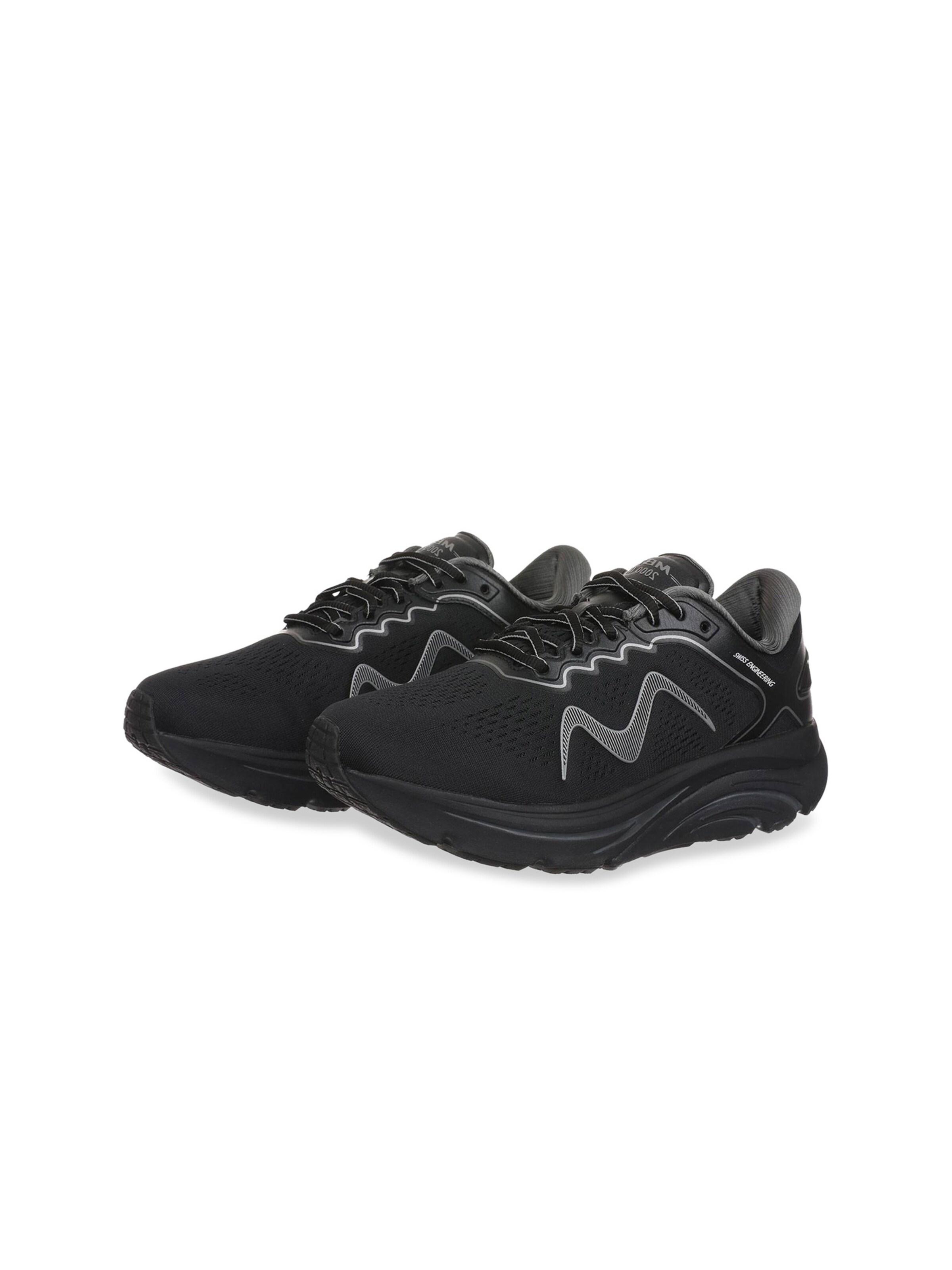 MBT - Sapato baixo ' MBT-2000 III LACE UP ' em preto: frente