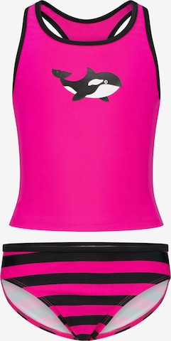 BECO the world of aquasports Bikini in Pink: front