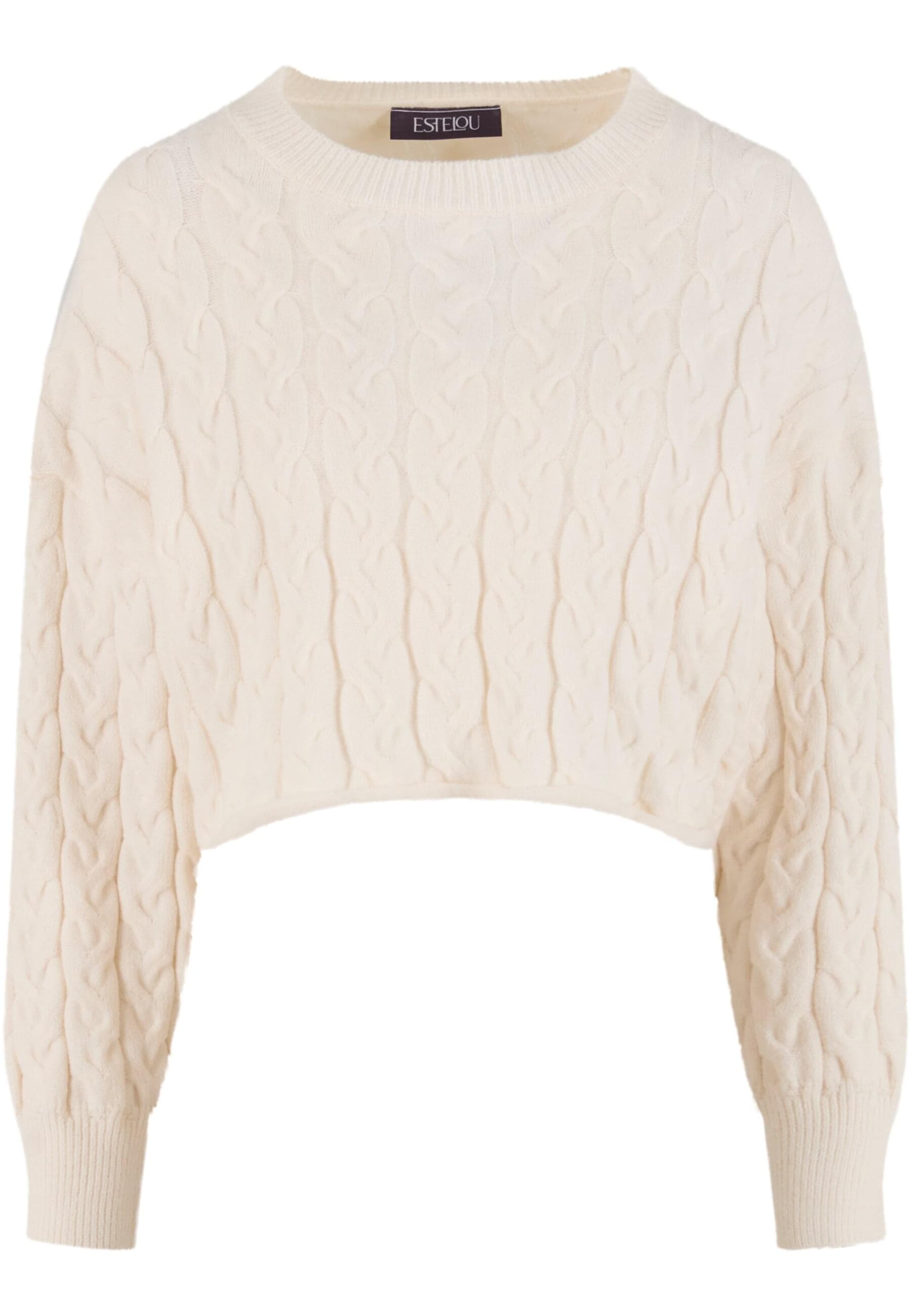 Urban Classics Pullover in Weiß: Vorderseite