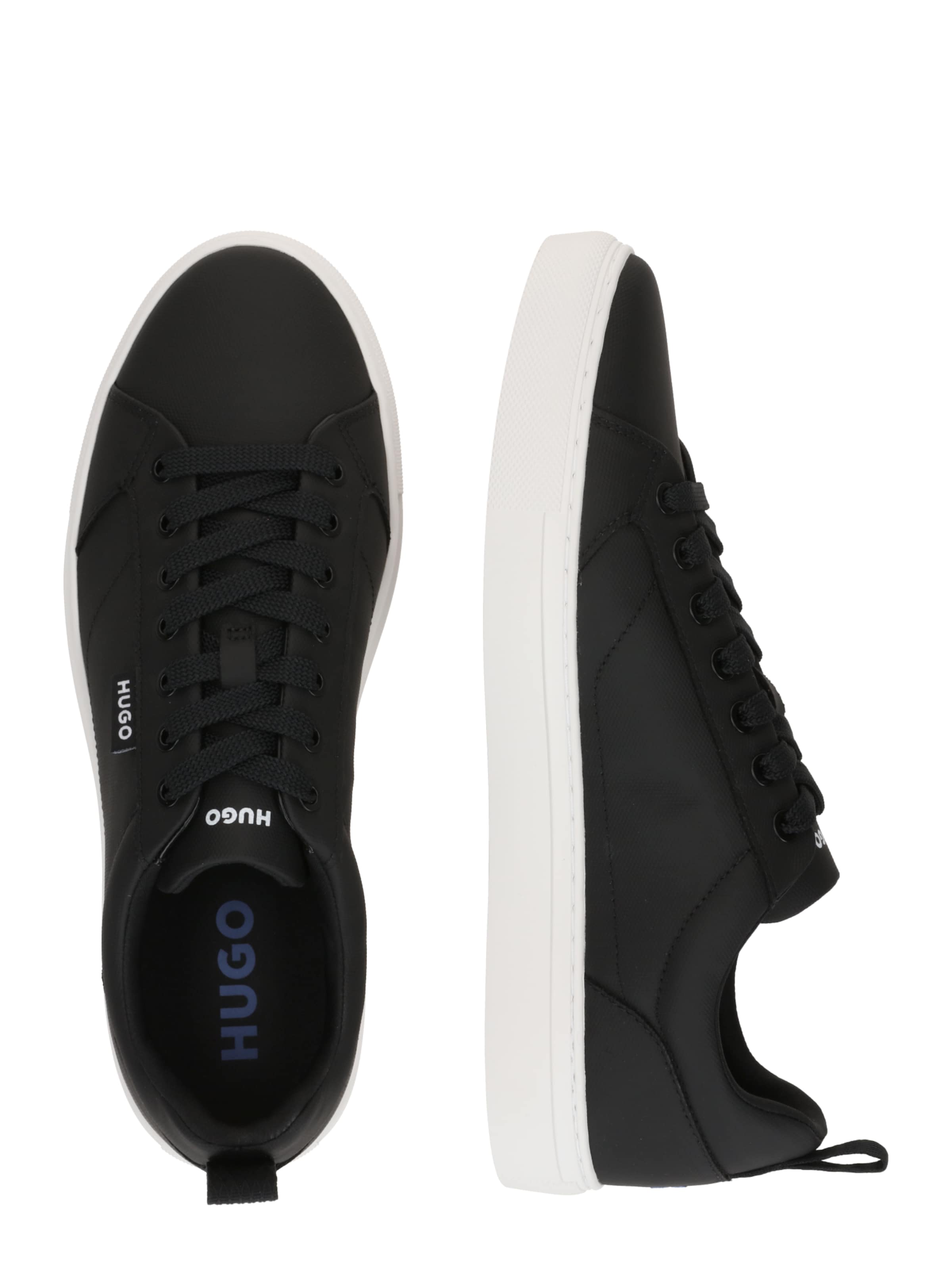 HUGO - Sapatilhas baixas 'Morrie' em preto