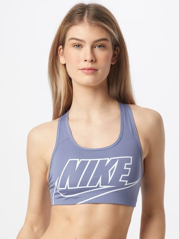 Bustino Reggiseno sportivo 'Futura' di NIKE in blu: frontale