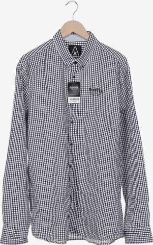 Gaastra Button Up Shirt in XXXL in Blue: front
