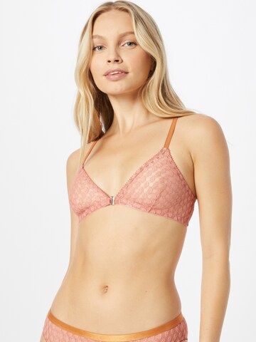 Triangle Soutien-gorge BeckSöndergaard en beige : devant