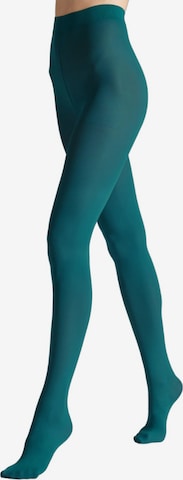 Collant 'STIINA 40 DEN tights' Sokisahtel en vert : devant