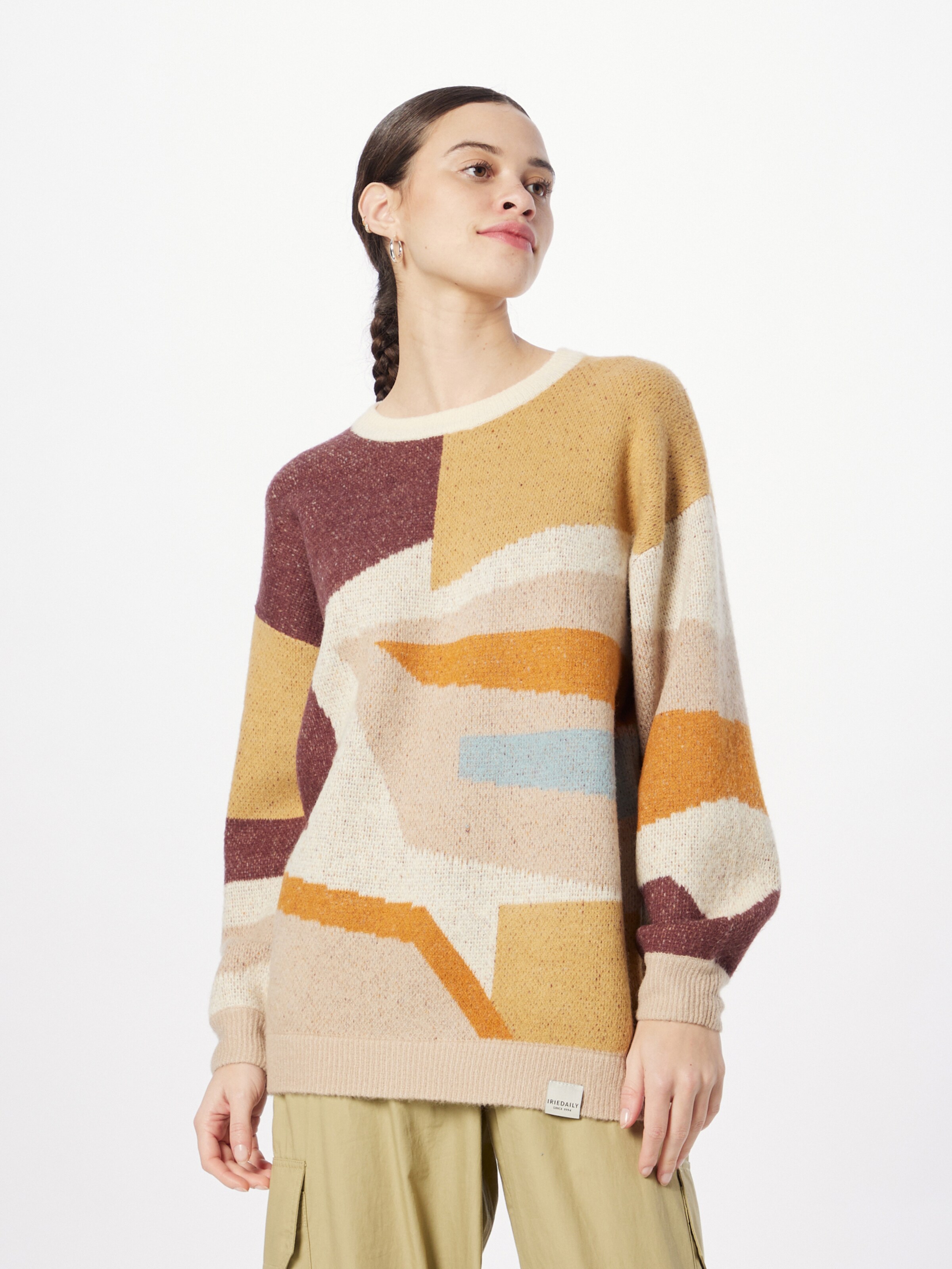 Iriedaily Trui Fady in Beige Sand ABOUT YOU