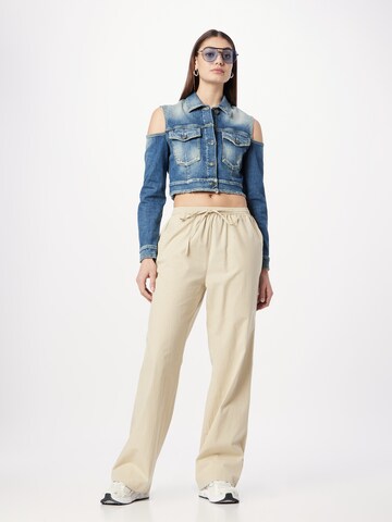 Wide Leg Pantalon NLY by Nelly en beige