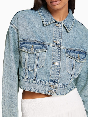 Bershka Between-season jacket in Blue