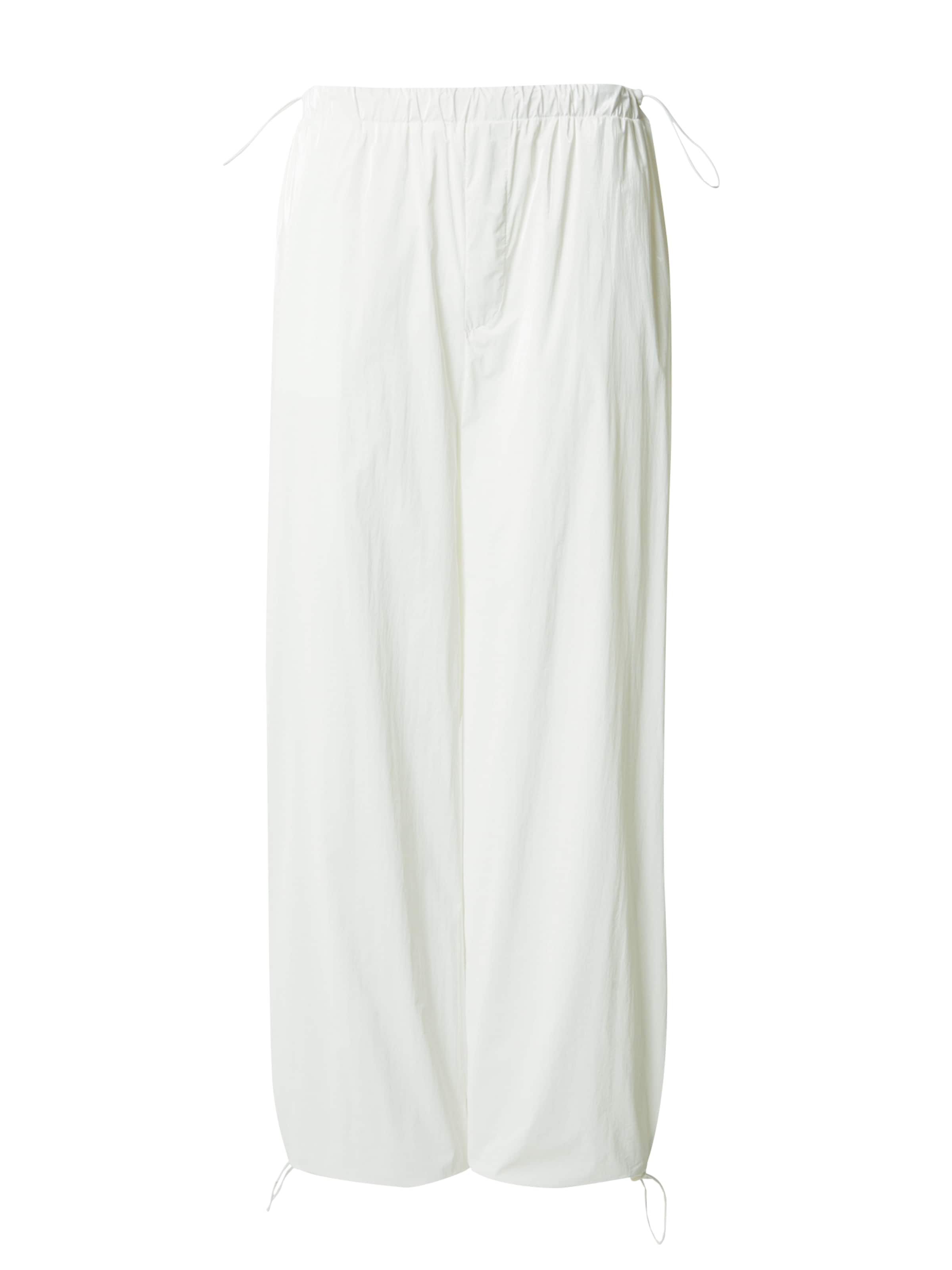 VIERVIER Wide leg Pants 'Ylvi' in White: front