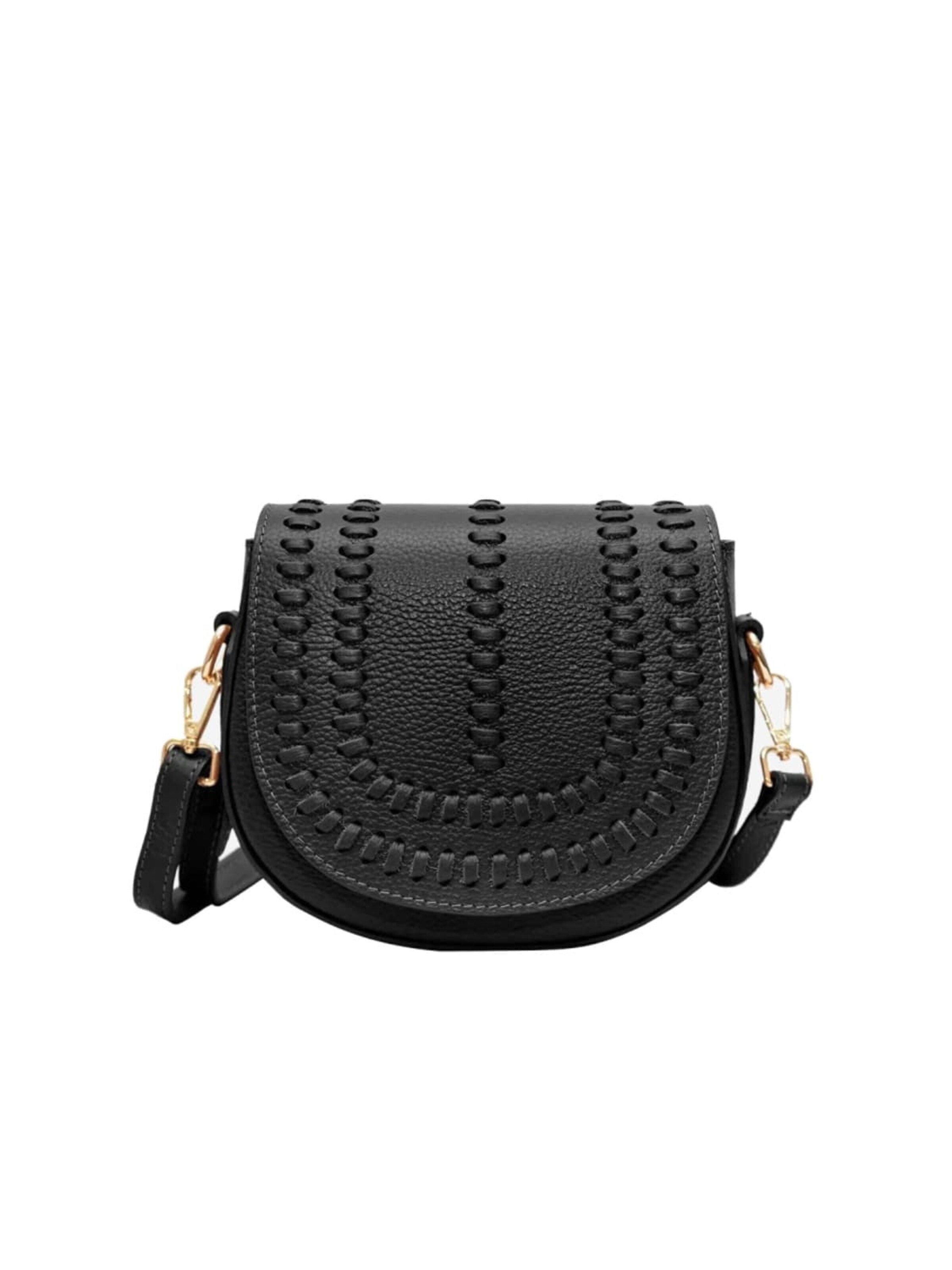 Cherry paris Crossbody Bag 'Tatiana' in Black: front