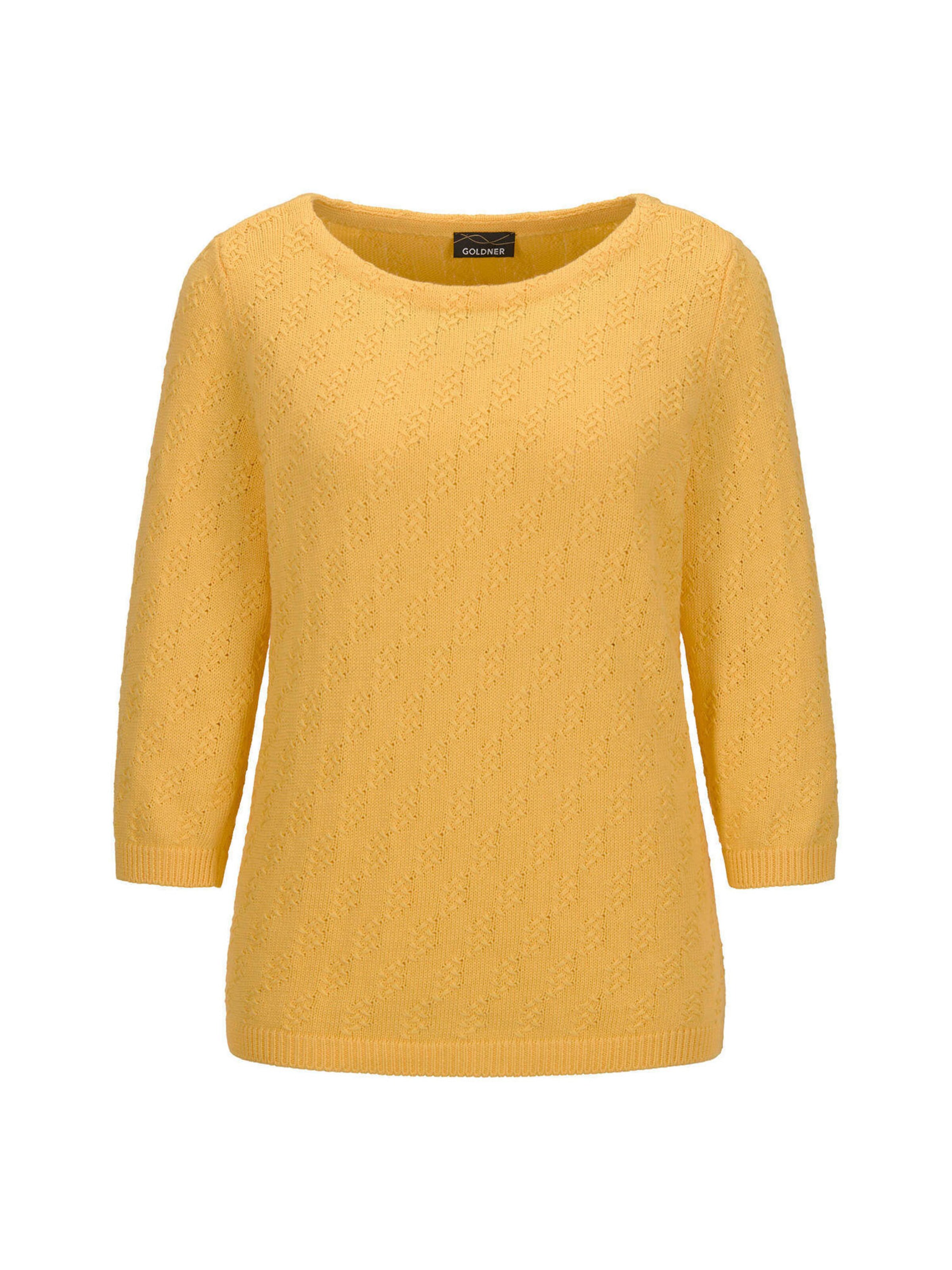 Pull-over Goldner en jaune : devant