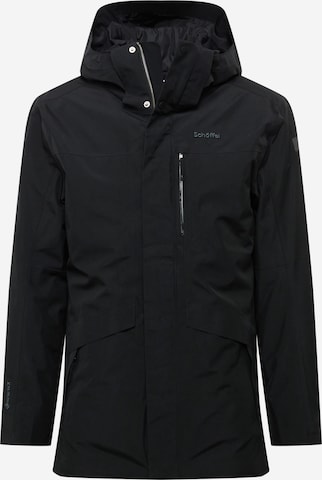 Schöffel - Chaqueta de montaña 'Warschau' en negro: frente