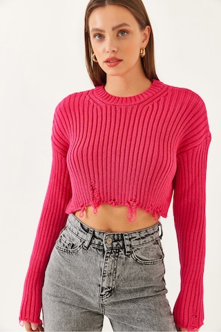 Bianco Lucci Pullover i pink: forside