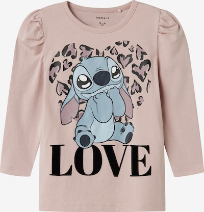 Tricou 'NMFJAMIN' NAME IT pe mov liliachiu / negru / alb, Vizualizare produs