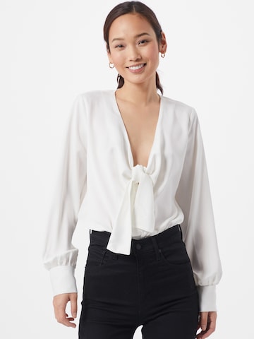 4th & Reckless Blouse 'LUPE' in Wit: voorkant