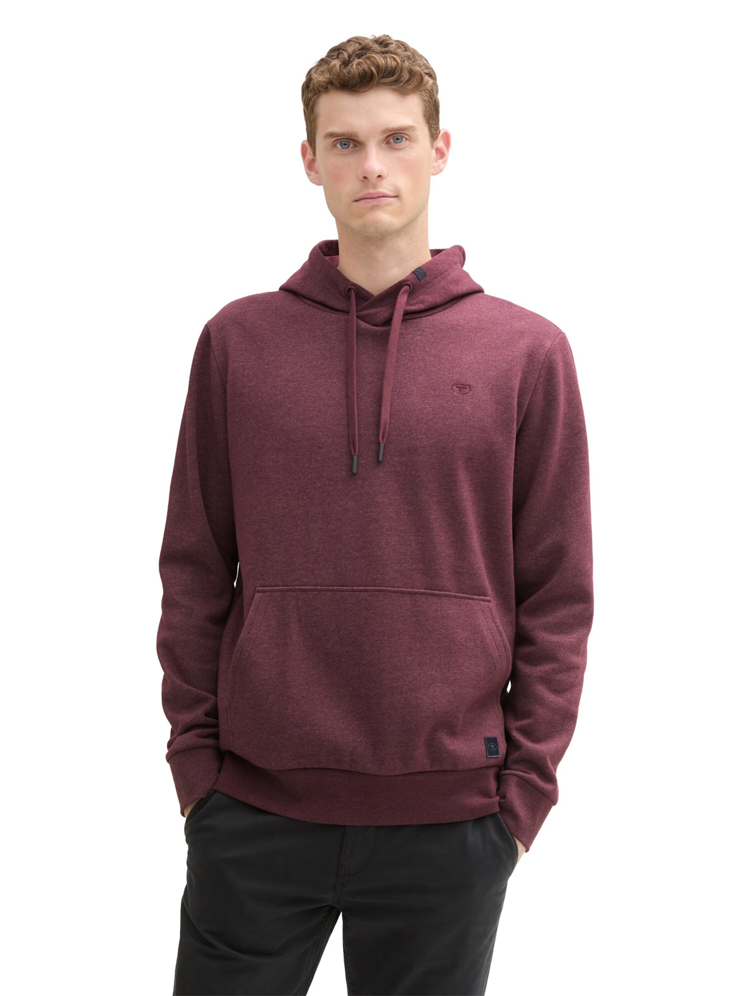 TOM TAILOR Sweatshirt i rød: forside
