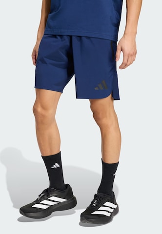 ADIDAS PERFORMANCE - regular Pantalón deportivo 'Tiro' en azul: frente