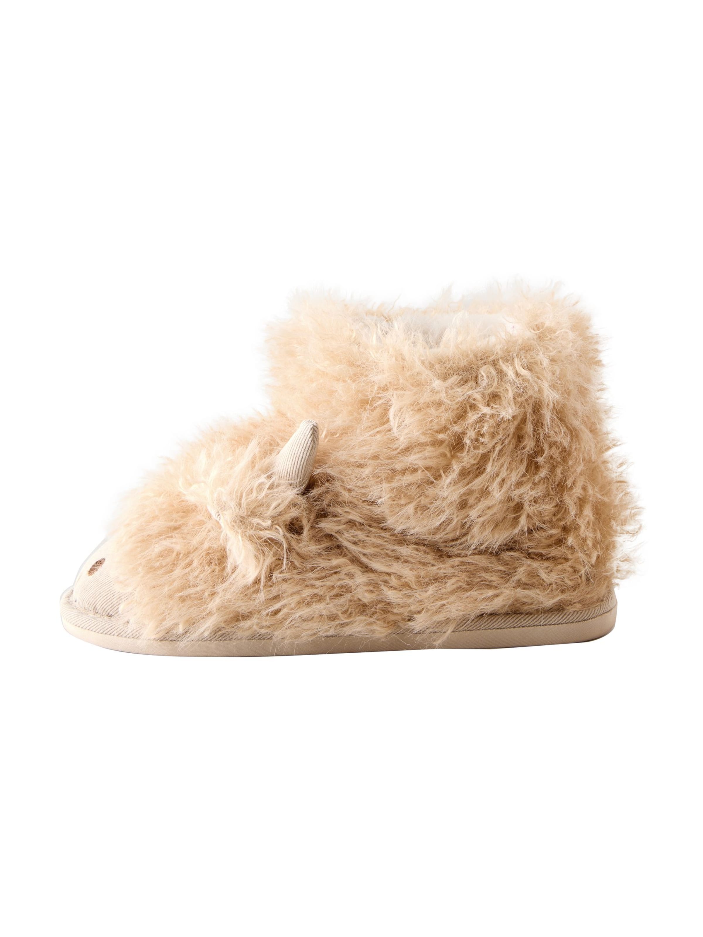 Next Pantofle – hnědá: přední strana