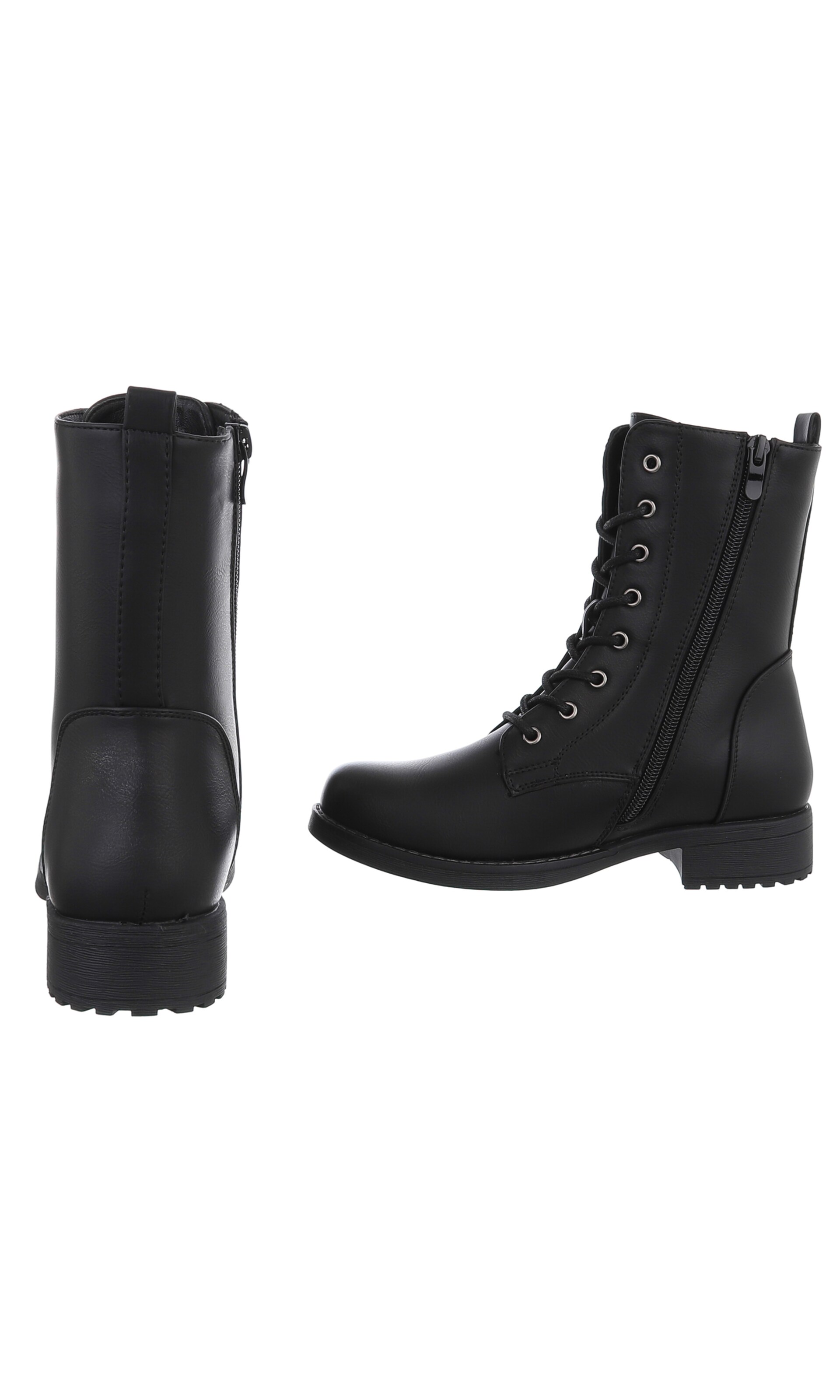Ital-Design Stiefelette in Schwarz