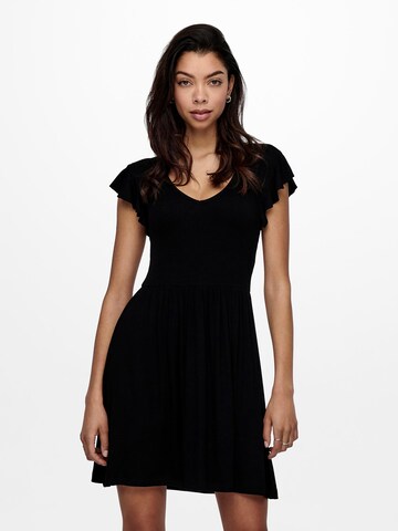 Robe 'Belia' ONLY en noir : devant