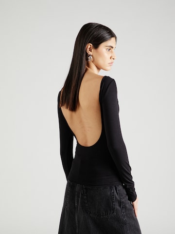 Gina Tricot Skjorte 'Soft Touch' i svart