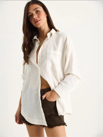 Camicia da donna di Bianco Lucci in beige