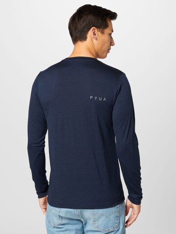 PYUA - Camisa funcionais 'Everbase' em azul