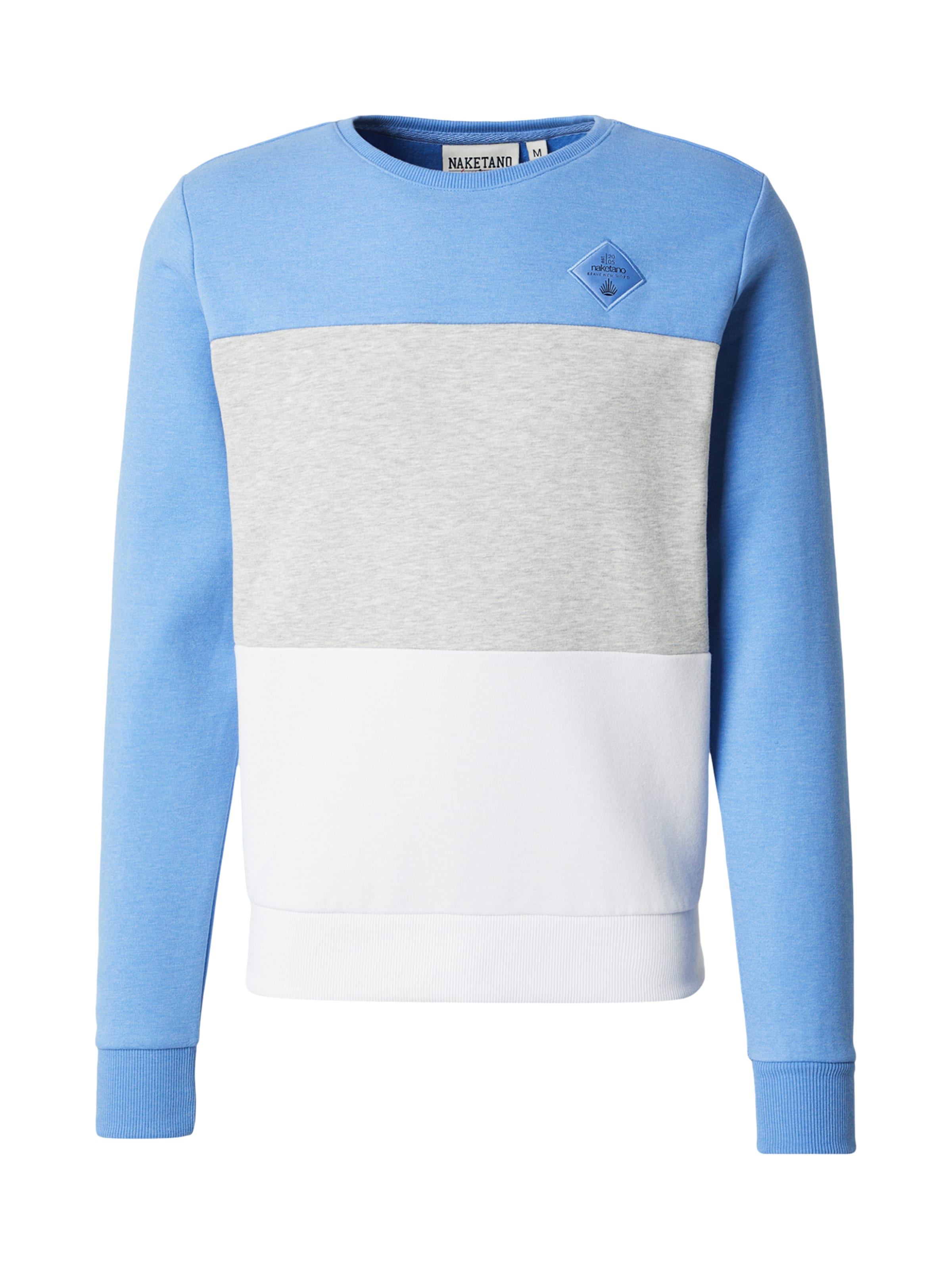 naketanoSweater majica - plava boja: prednji dio