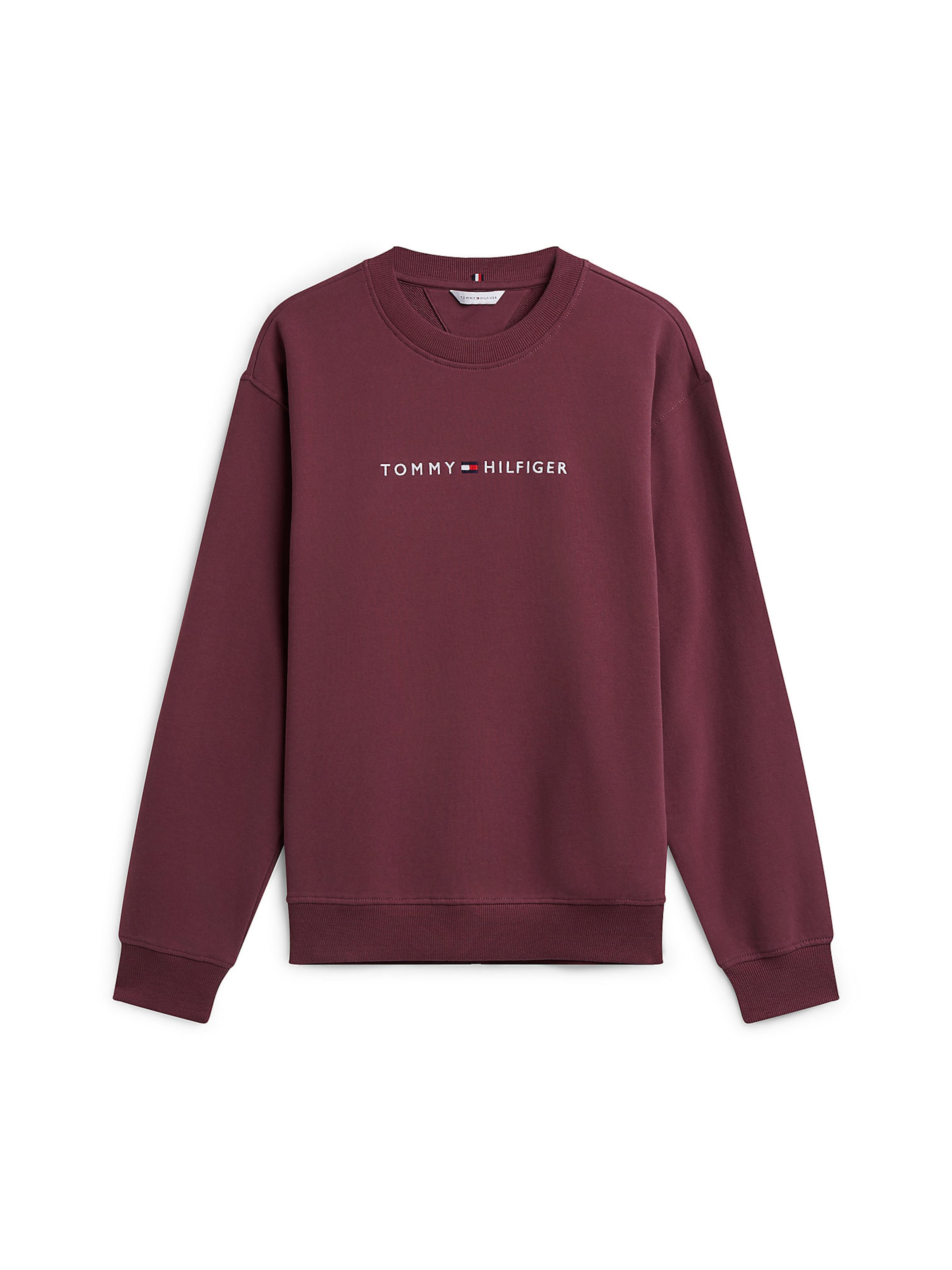 Sweat-shirt 'Essential' TOMMY HILFIGER en violet : devant