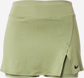 NIKE - Falda deportiva en verde: frente