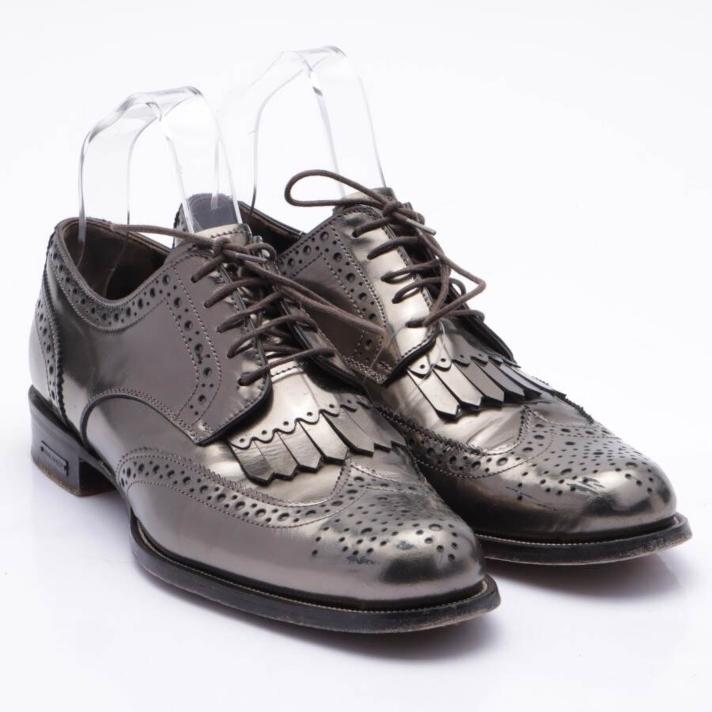 DSQUARED2 Flats & Loafers in 39 in Grey: front