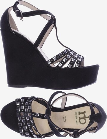 Rocco Barocco Sandals & High-Heeled Sandals in 37 in Black: front