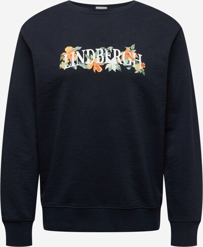 Lindbergh Sweater majica u mornarsko plava / zelena / narančasta / bijela, Pregled proizvoda