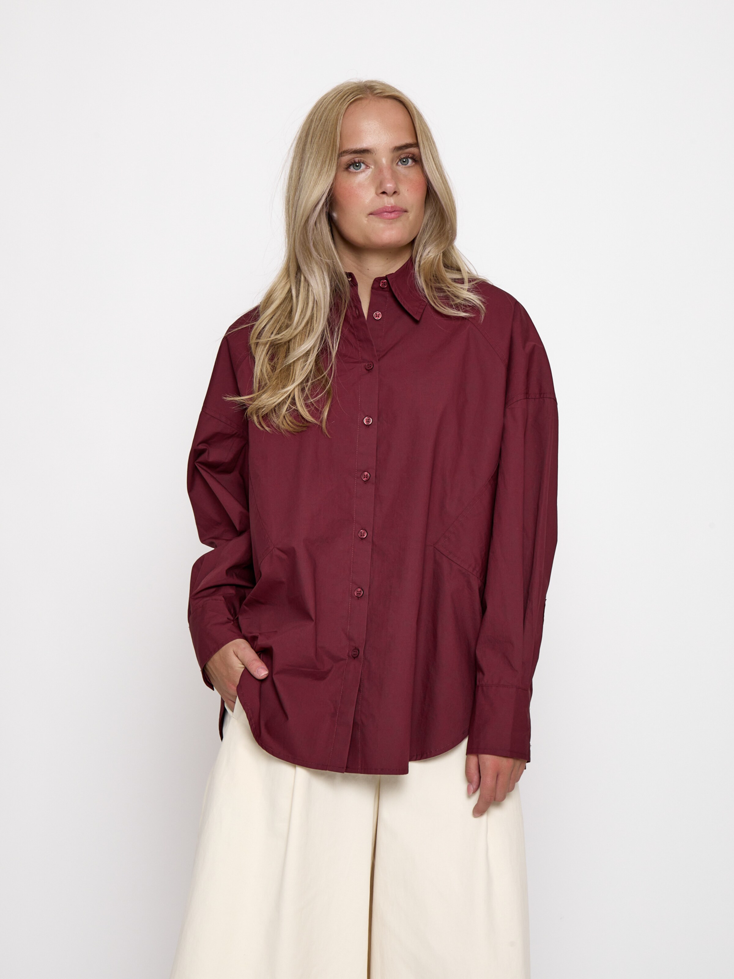 minus - Camisa 'Jessa' em vermelho: frente