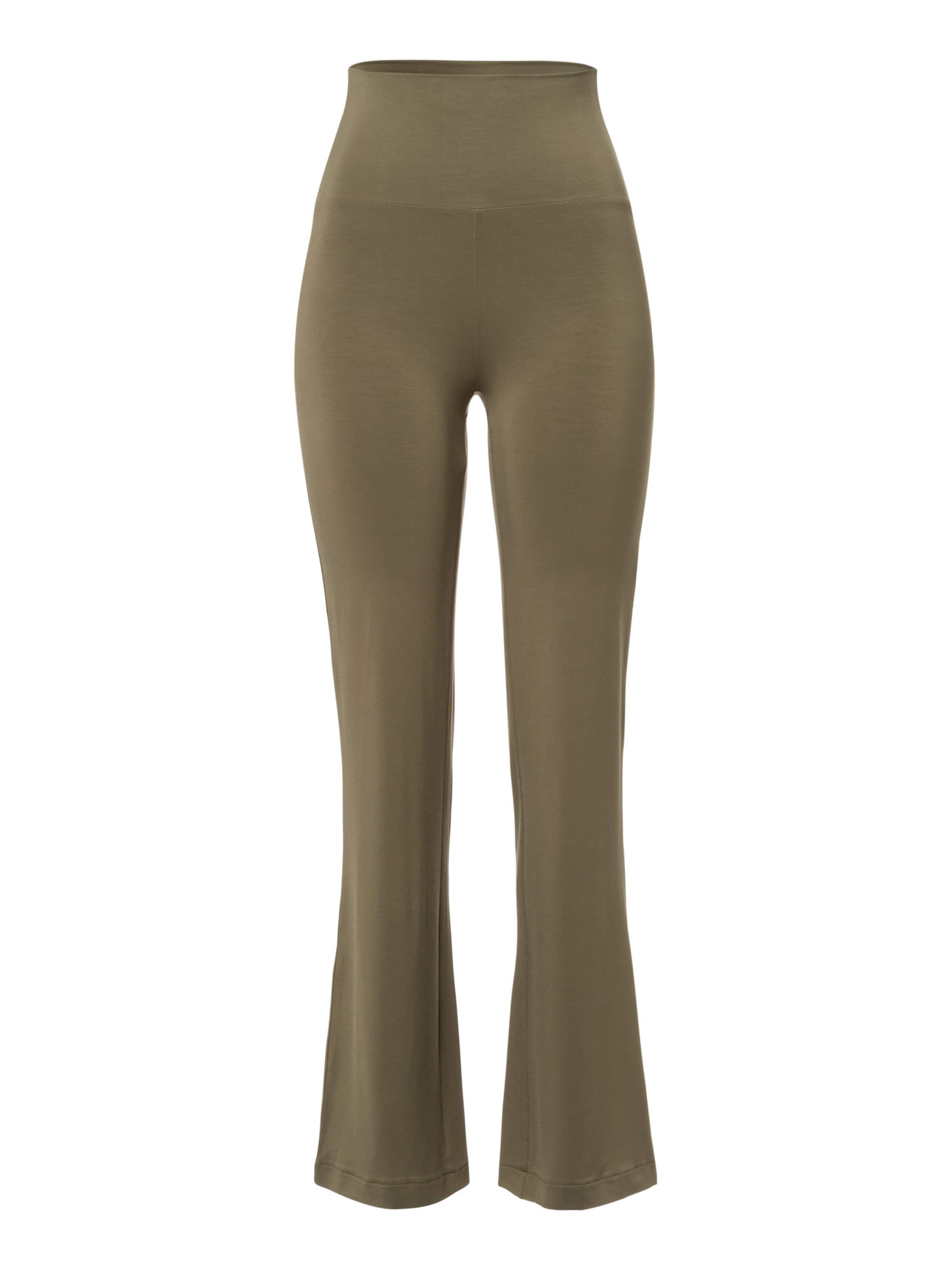 Les Lunes Flared Bukser 'Belle' i grøn: forside