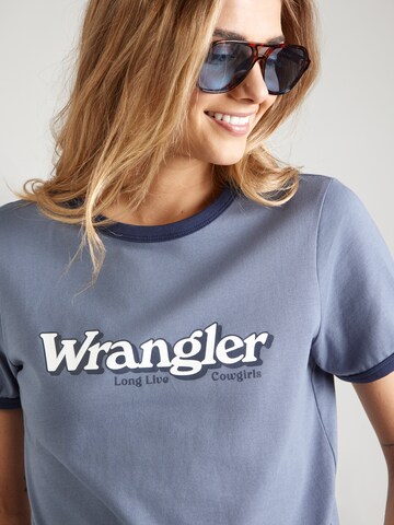 WRANGLER Тениска в синьо