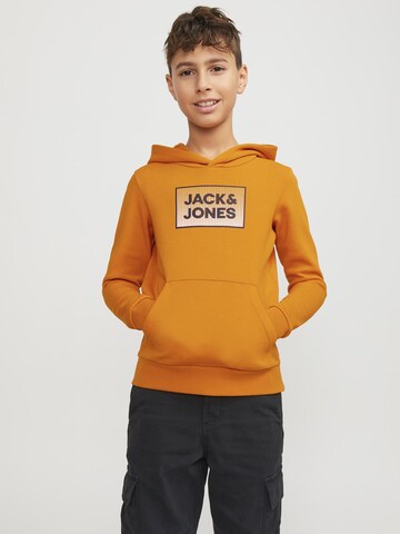 Jack & Jones Junior Sweatshirt in Oranje: voorkant