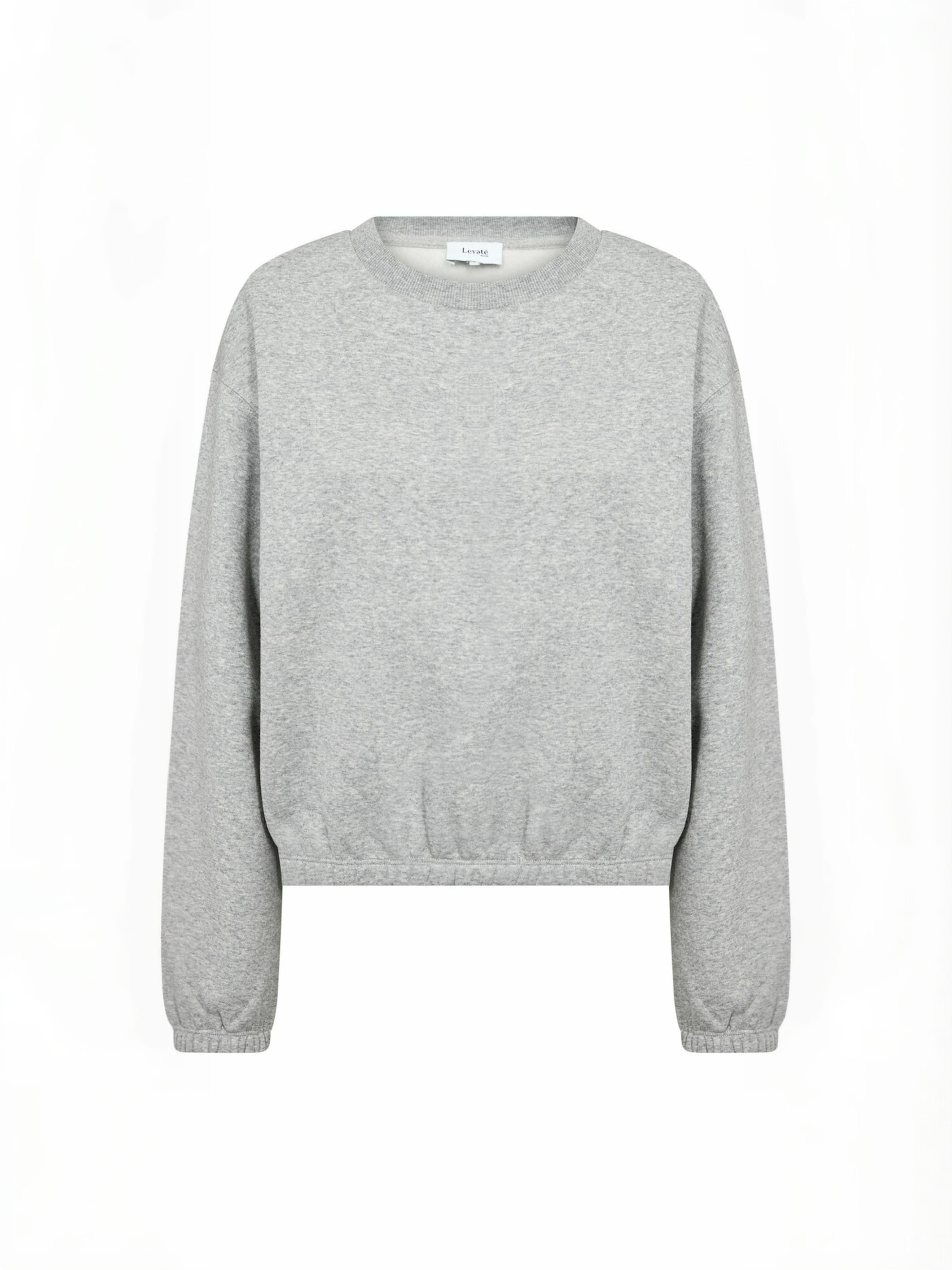 Levete Room Pullover ' LR-NUKA ' i grå: forside