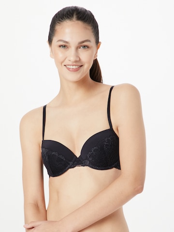 Invisible Soutien-gorge Dorina en noir : devant