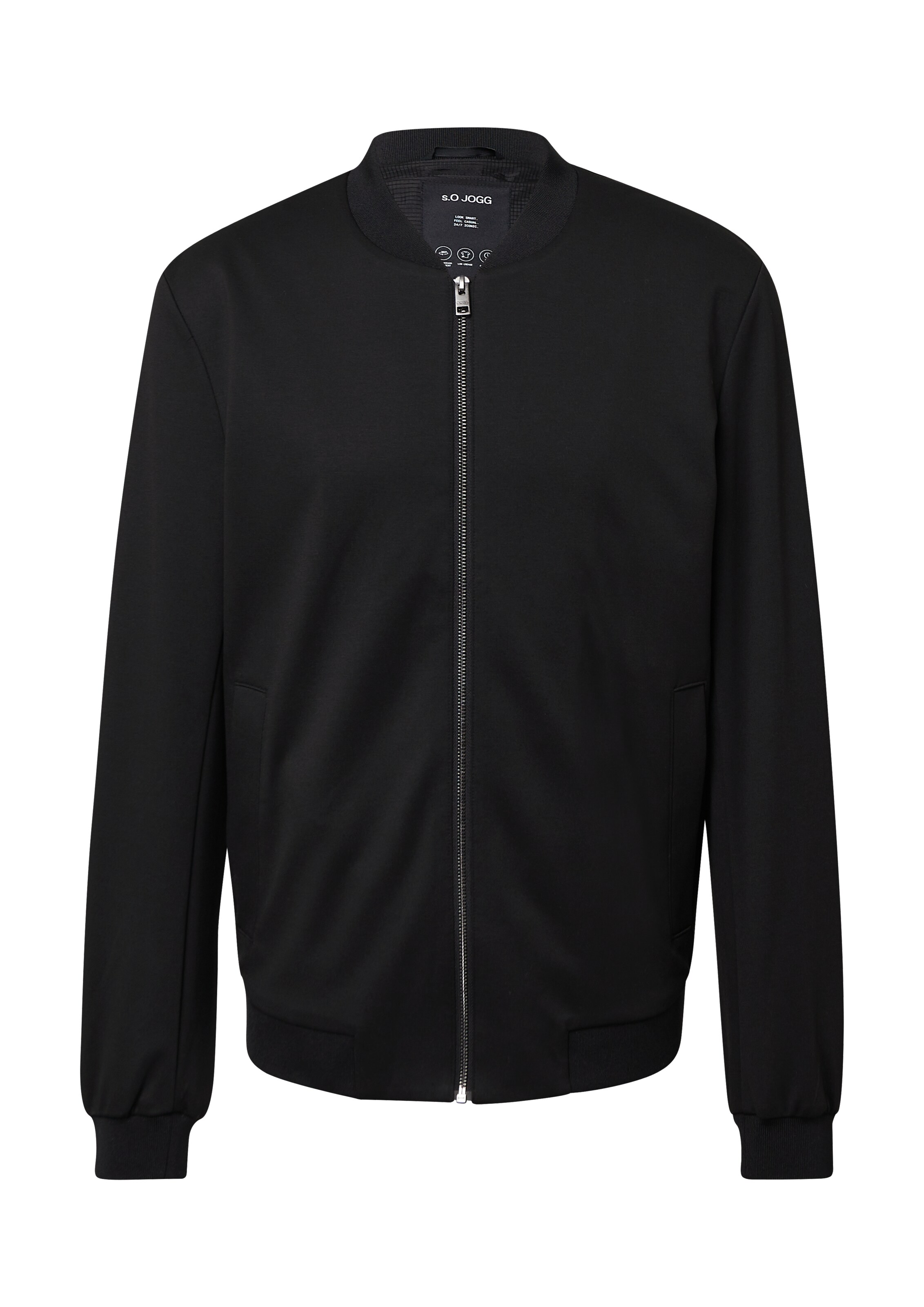 Veste mi-saison s.Oliver BLACK LABEL en noir : devant