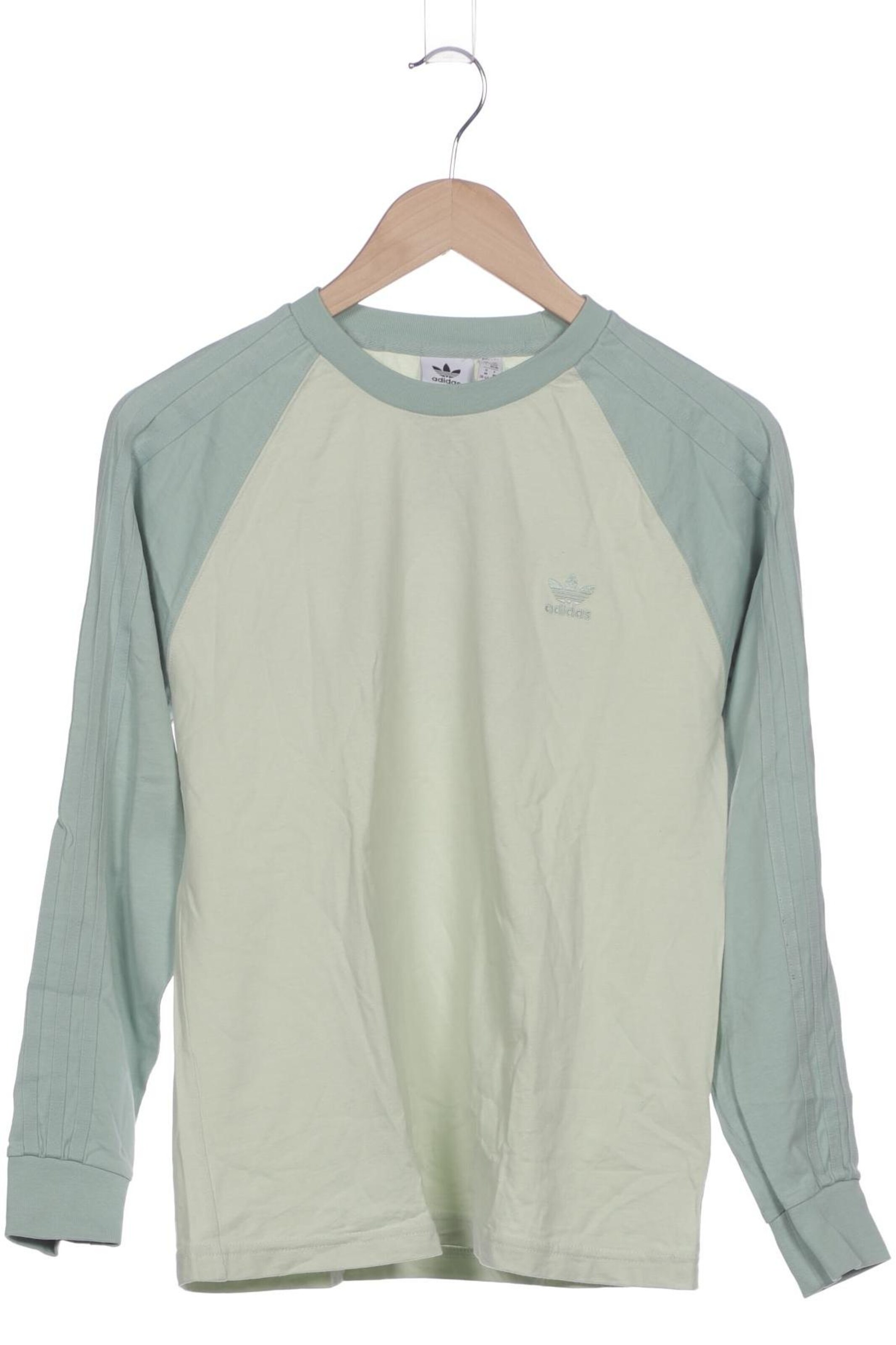 ADIDAS ORIGINALS Langarmshirt M in Grün: Vorderseite