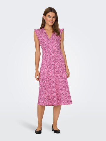 ONLY - Vestido 'MAY' em rosa