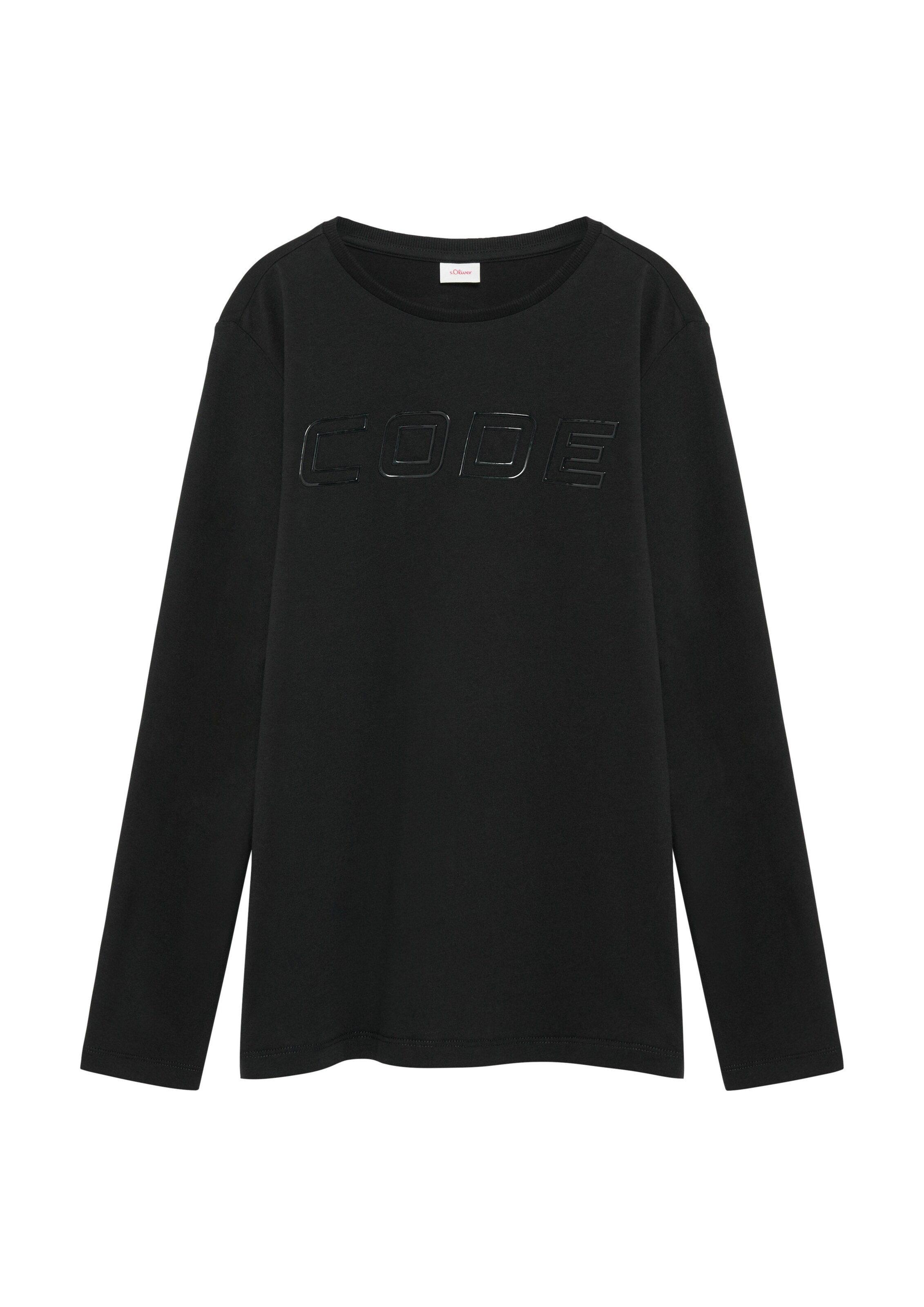 s.Oliver Shirt in Schwarz: Vorderseite