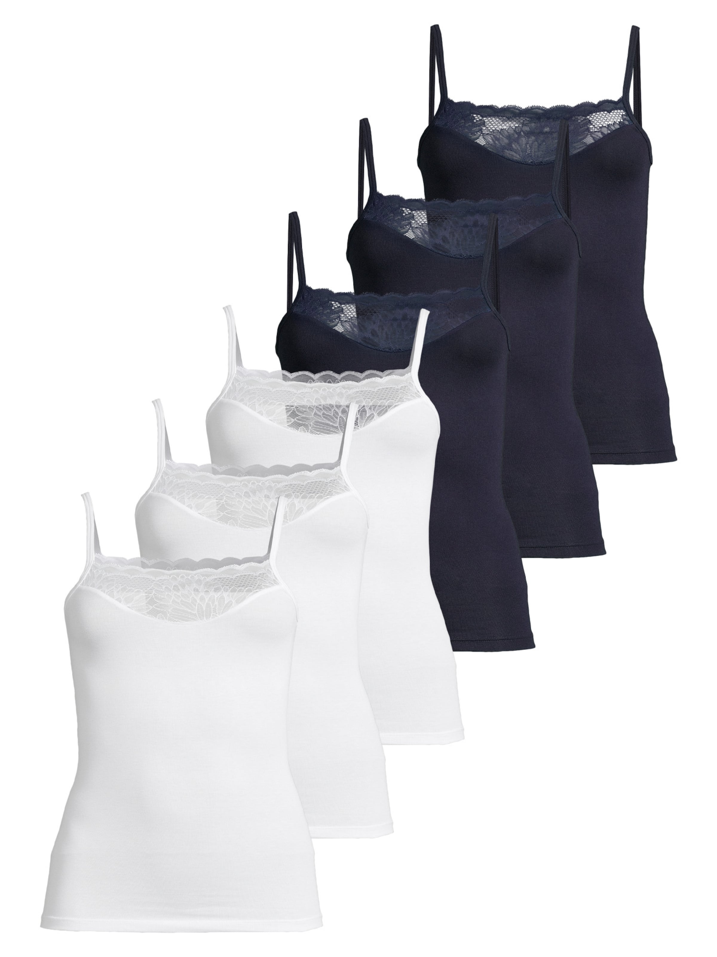 CON-TA Unterhemd 'Modal'‌‌ in Blau: Vorderseite