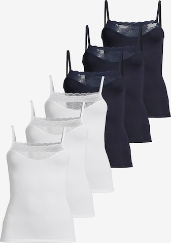 CON-TA Unterhemd 'Modal' in Blau: Vorderseite