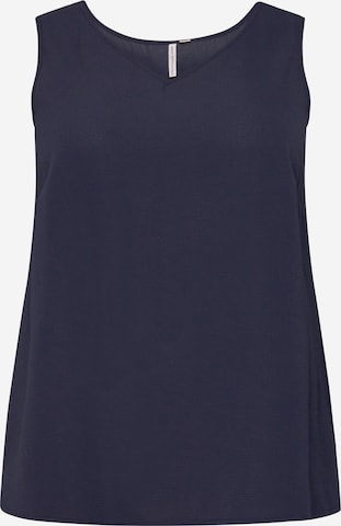 ONLY Carmakoma Top 'LUXMIE' in Blue: front
