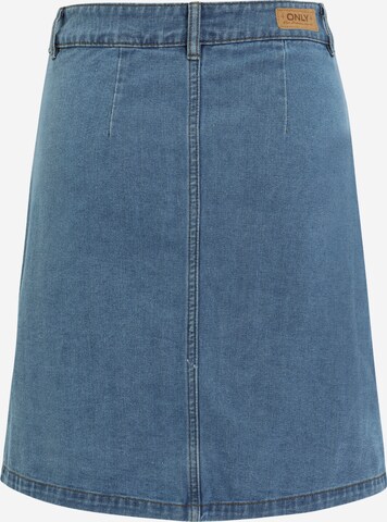 Only Tall Rok 'FARRAH' in Blauw